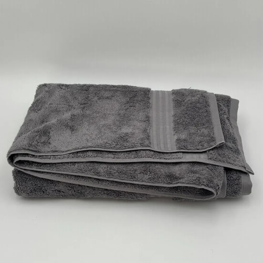 Threshold Total Fresh‎ Oversized Bath Towel 33x63 Dark Gray 100% Cotton NEW